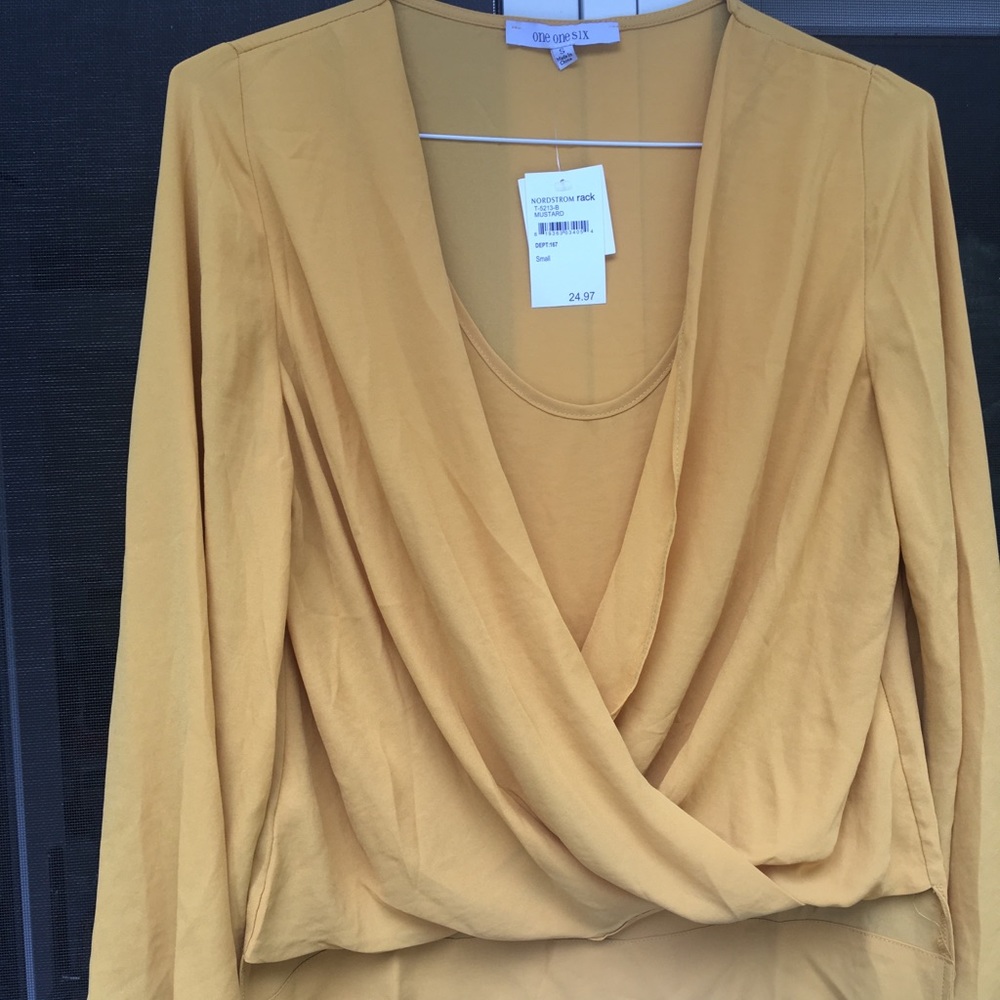 Yellow blouse